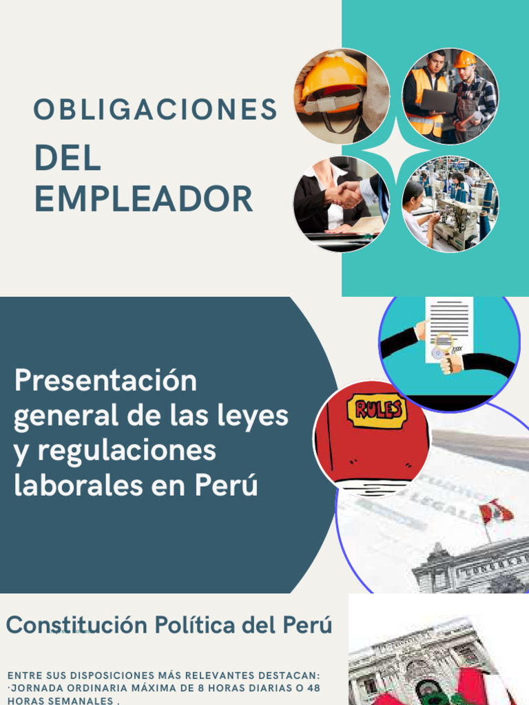 Obligaciones Laborales del Empleador en Perú | PDF | Derecho laboral ...