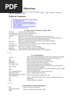 Dynamics NAV Keyboard Shortcuts Guide | PDF | Keyboard Shortcut ...