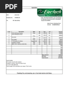 CCTV Installation Quotation Document | PDF