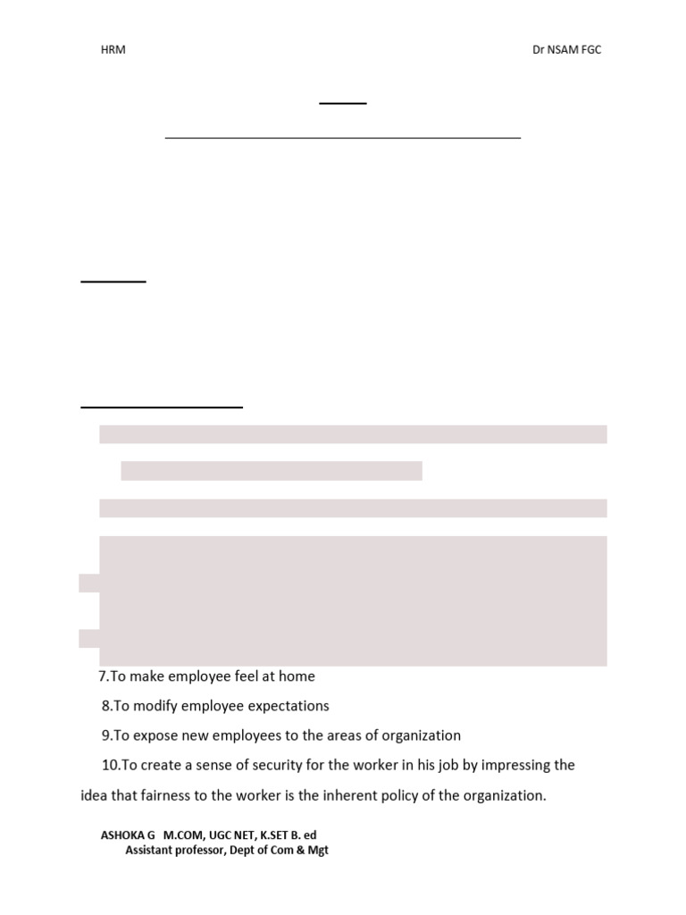 HRM Notes Final | PDF | Performance Appraisal | Employee Benefits