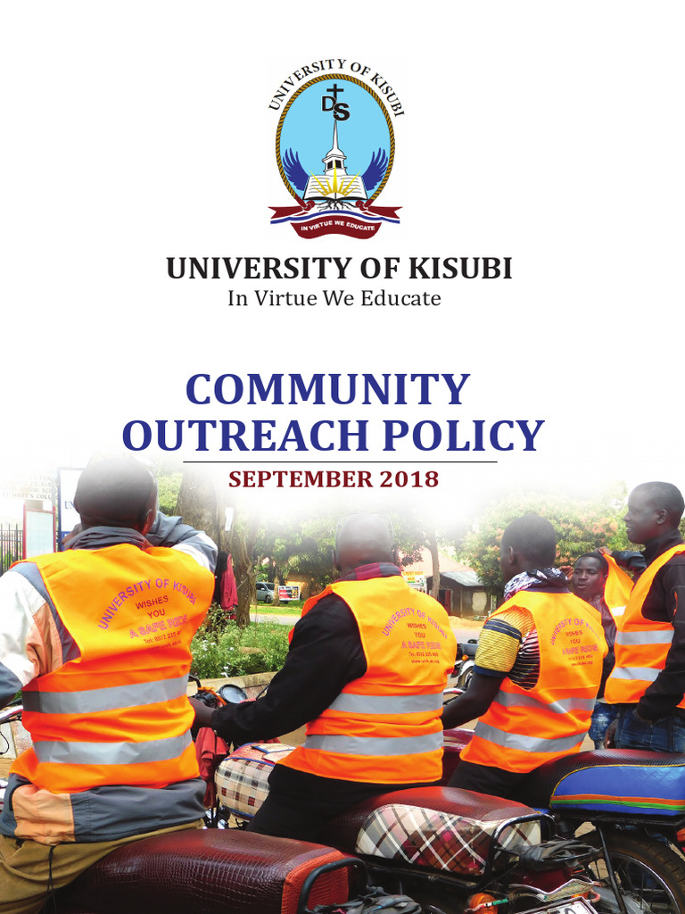 University of Kisubi Community Outreach Policy | PDF | Policy | Community