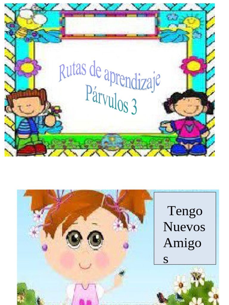 Rutas de Aprendizaje - Parvulos 3 - Planificacion Torre Fuerte | PDF ...
