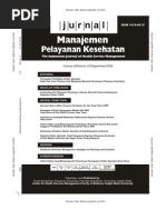 Download Jurnal Manajemen Pelayanan Kesehatan by rinieee SN88234528 doc pdf