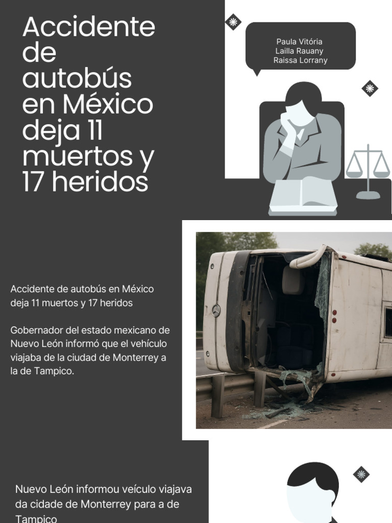 Accidente de Autobús en México Deja 11 Muertos y 17 Heridos - 20250612 ...