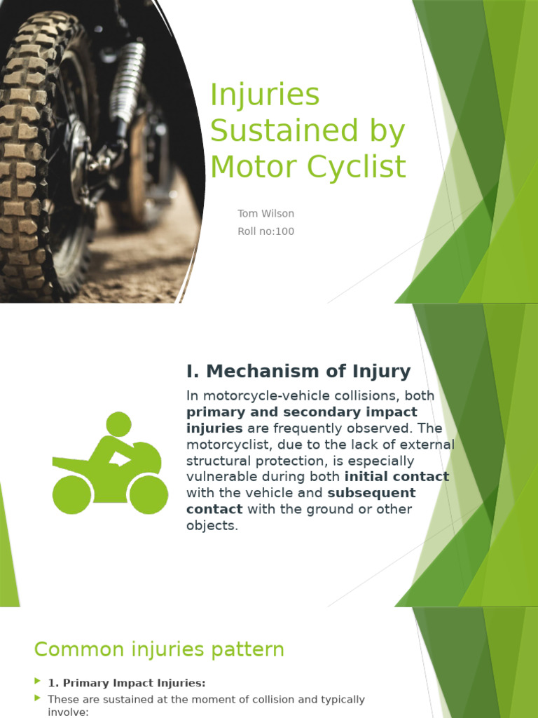 Motorcycle Injury Mechanisms Explained | PDF | Vertebral Column | Skull