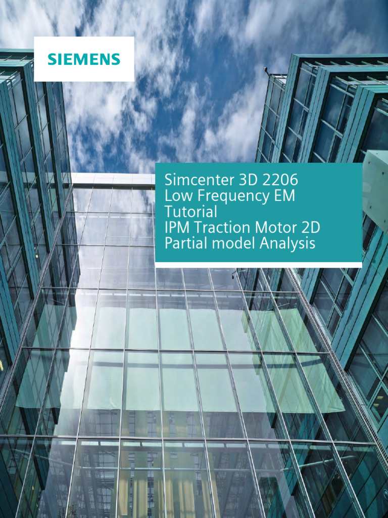 Simcenter 3D EM Analysis Tutorial | PDF | Finite Element Method ...