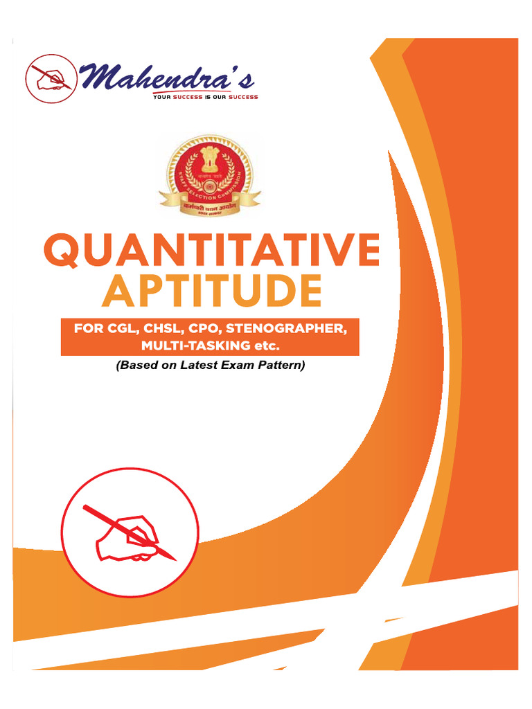 Mahendra SSC Quantitative Aptitude Guide | PDF | Numbers | Integer
