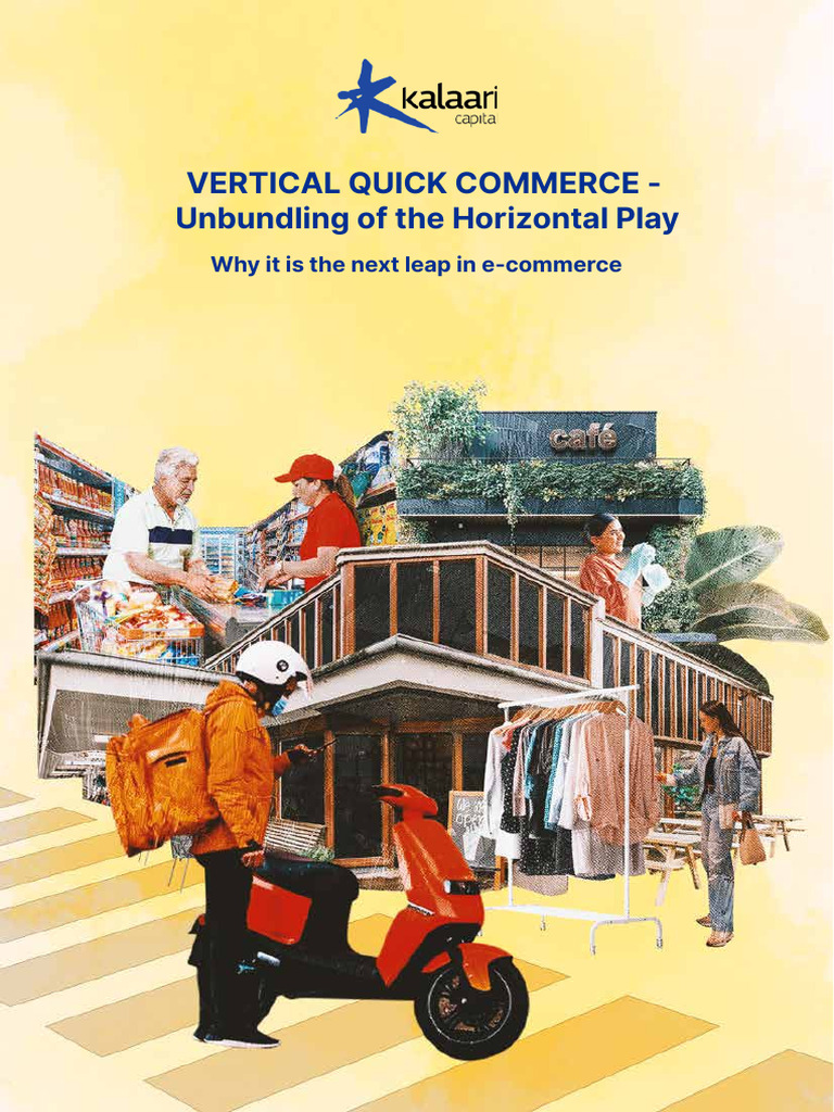 Vertical Quick Commerce: India's E-Commerce Shift | PDF | E Commerce ...