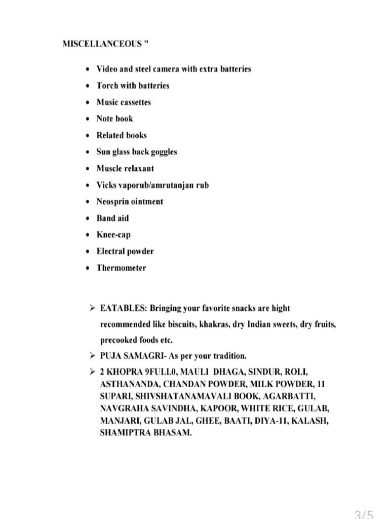 Cloth List | PDF