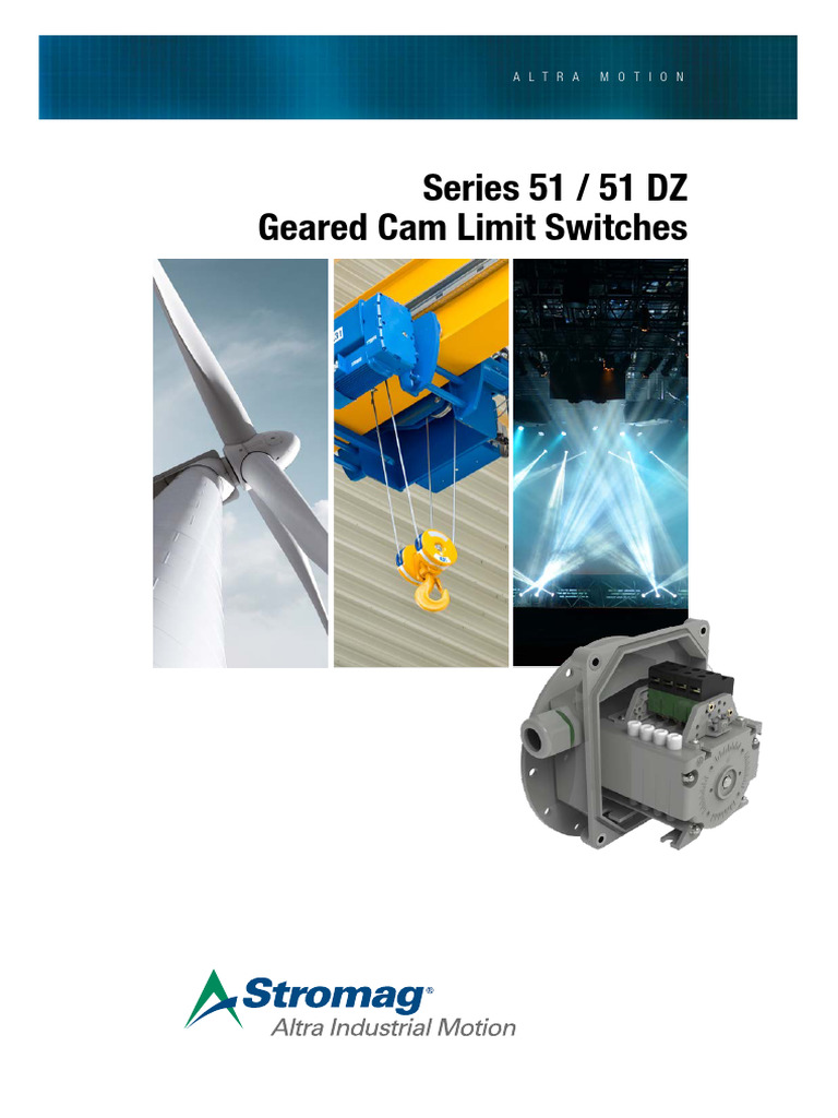 Stromag Series 51 Geared Cam Switches | PDF | Machines | Mechanical ...