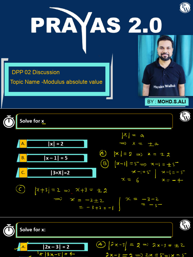 Basic Mathematics _ DPP 02 Solution Notes Compressed | PDF