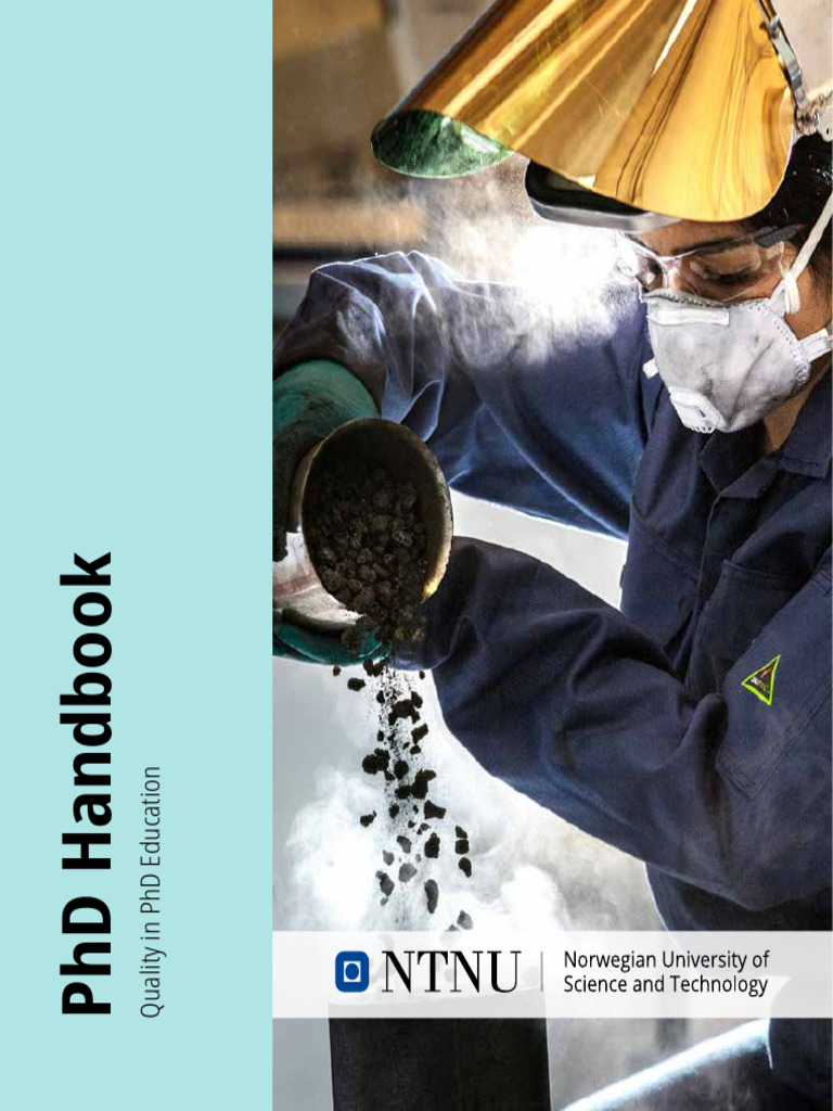 NTNU PhD Education Quality Handbook | PDF | Doctor Of Philosophy | Thesis