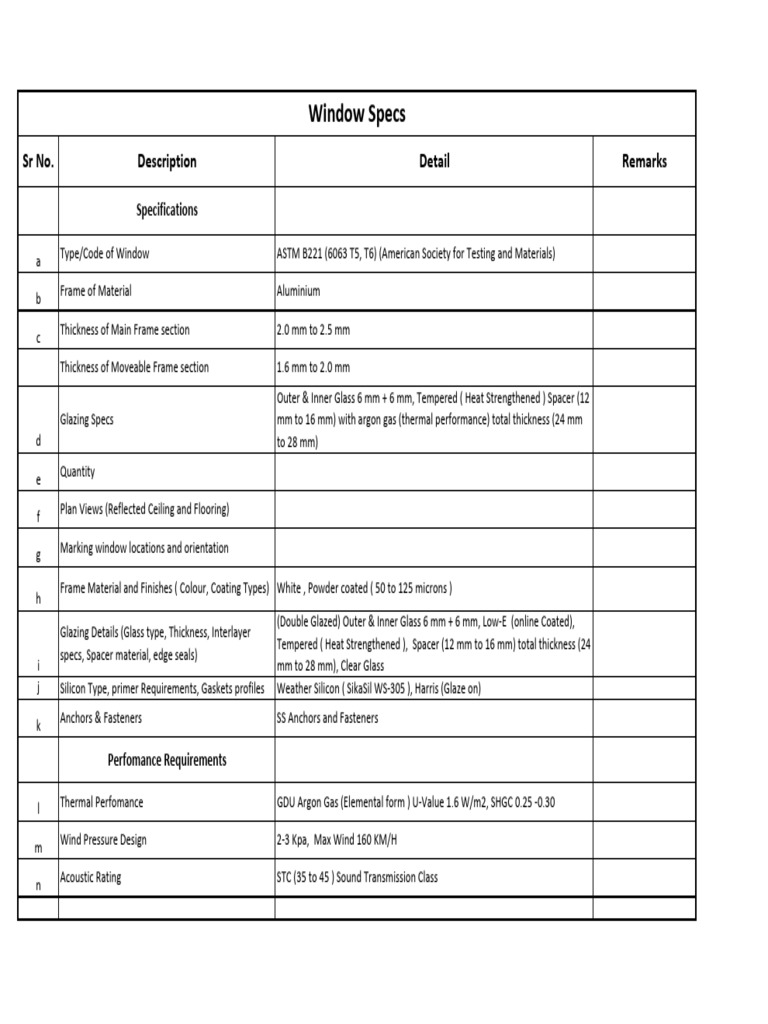 WIndows Specs | PDF