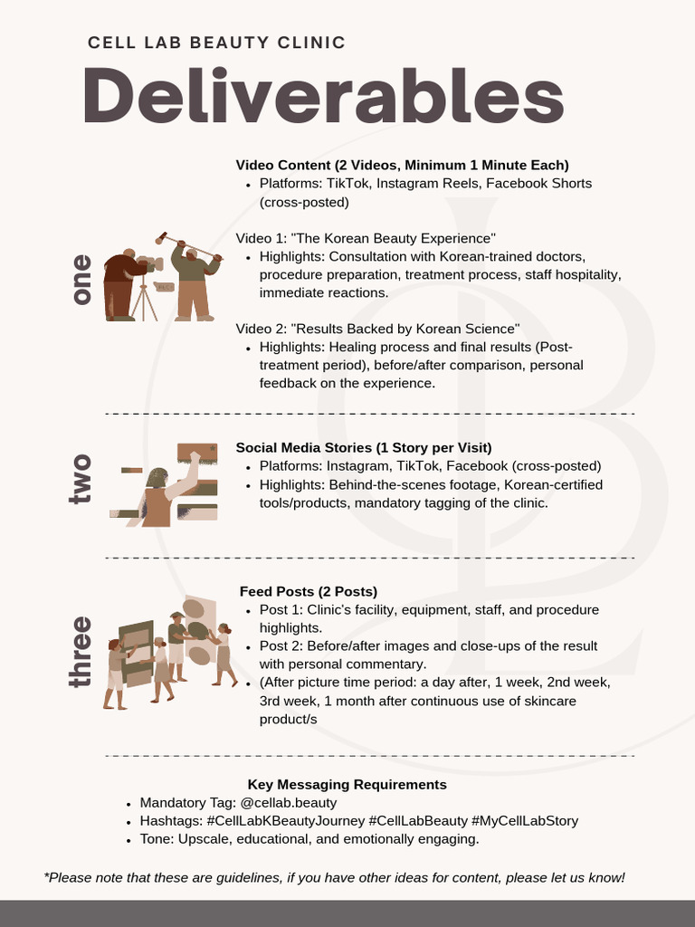 Beige Professional Brand Values List Flyer A4 | PDF
