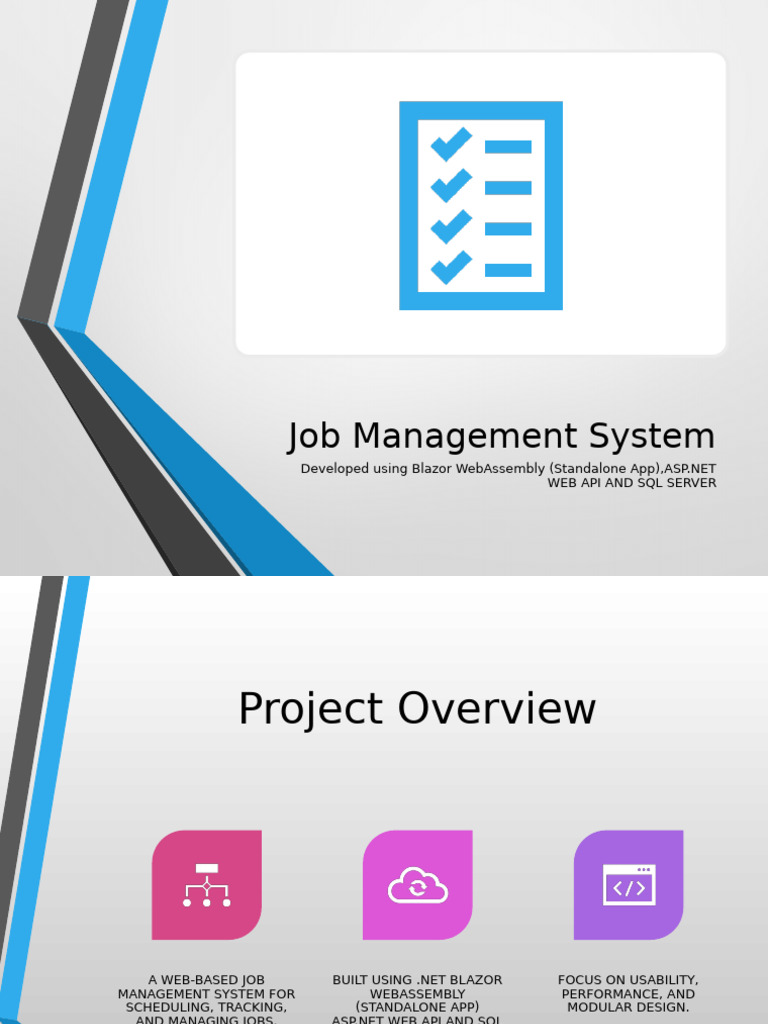 Web-Based Job Management System | PDF