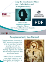 Talk @ Macquarie Uni - Workshop on Distributed Cognition 