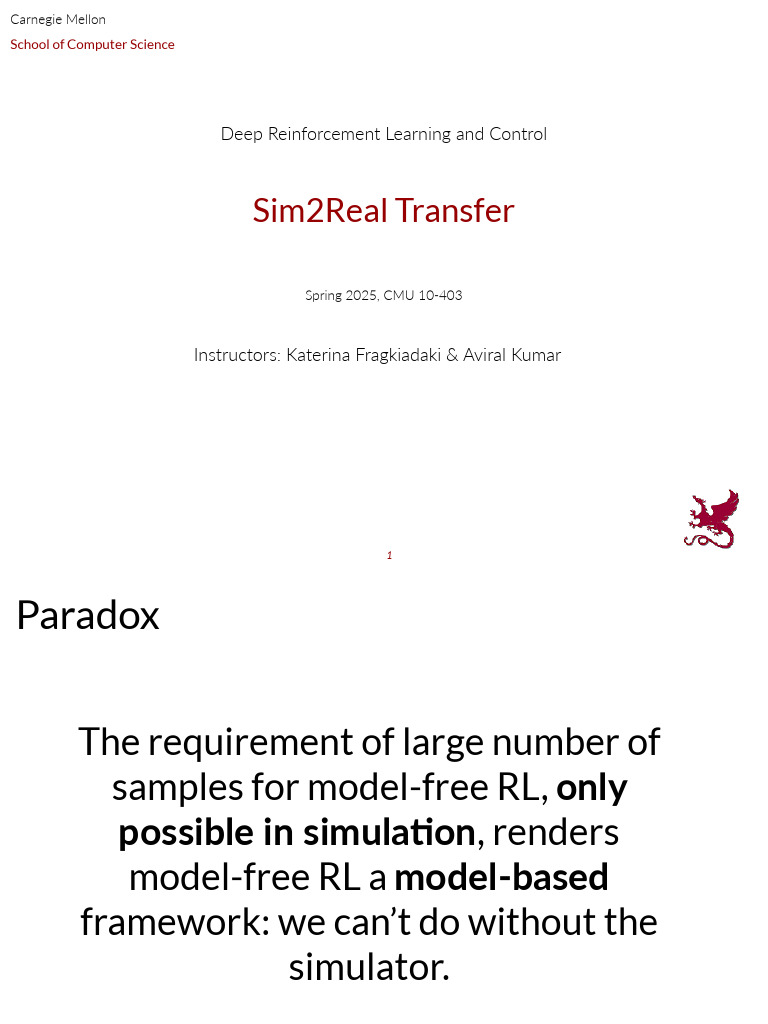 Sim2Real in Reinforcement Learning | PDF | Simulation | Physics