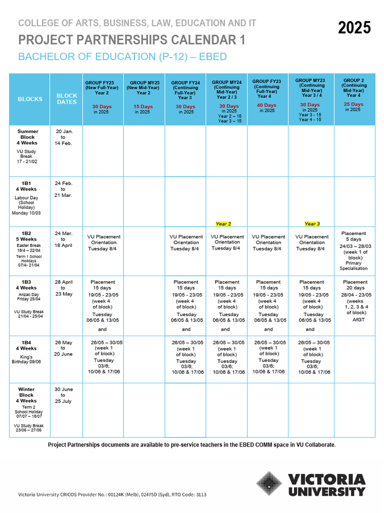 2025 EBED Project Partnerships Calendar | PDF | Observances | Holidays