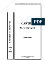 Cărţile Moldovei Moldova's Books: 1986-1990