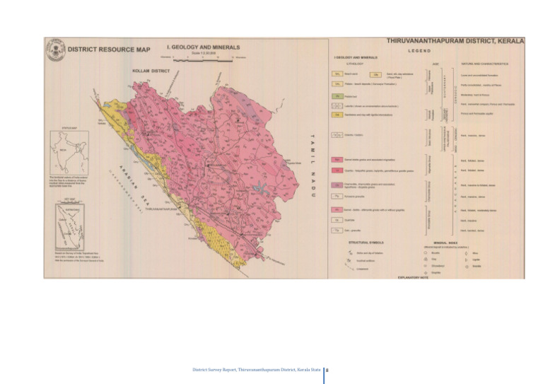Geochemical Map of Thiruvananthapuram | PDF