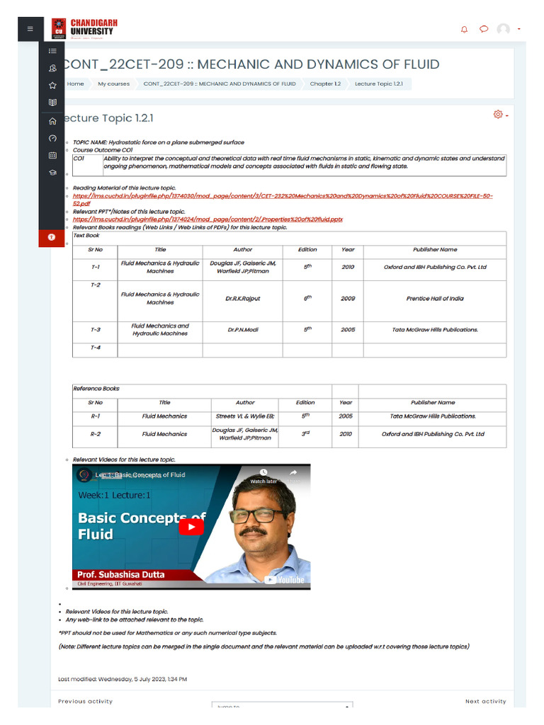 Lecture Topic 1.2.1 | PDF