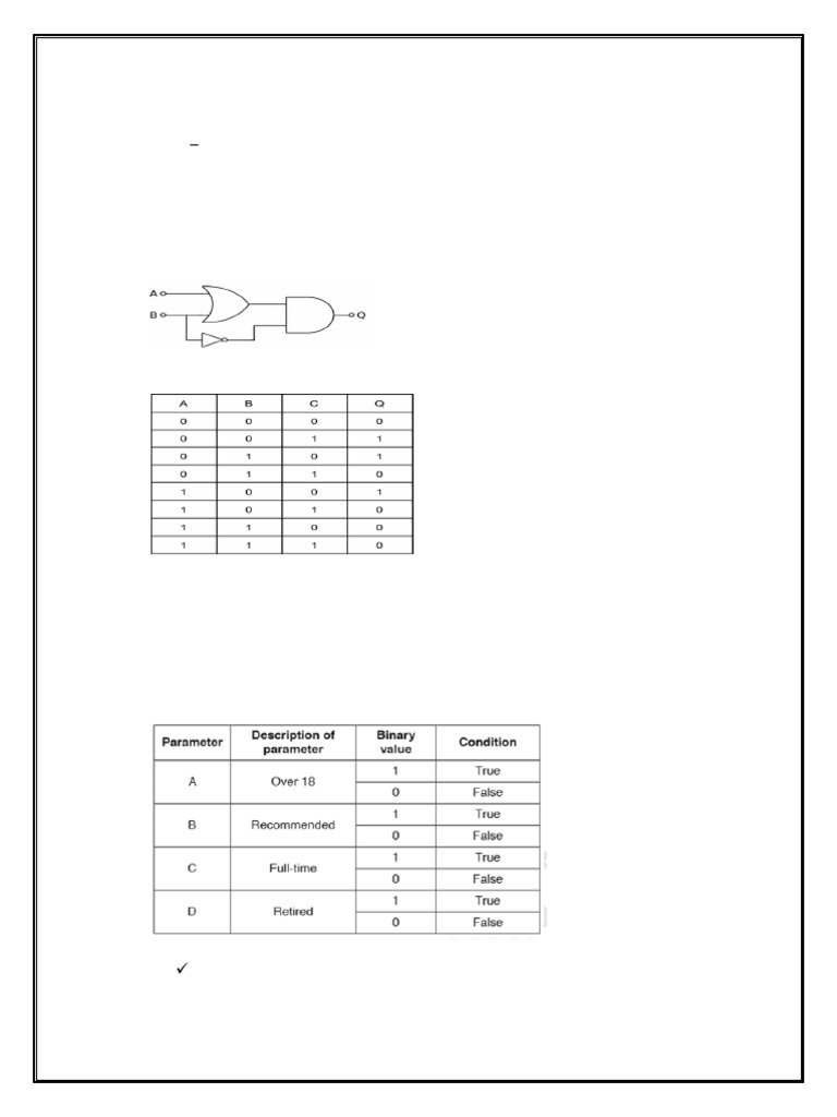 Digital Electronics Logic Gates Exercise | PDF