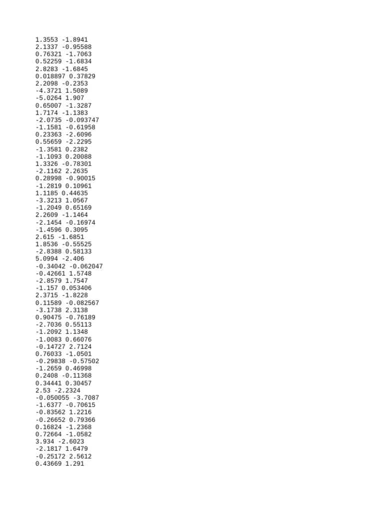 Numerical Data Analysis and Patterns | PDF