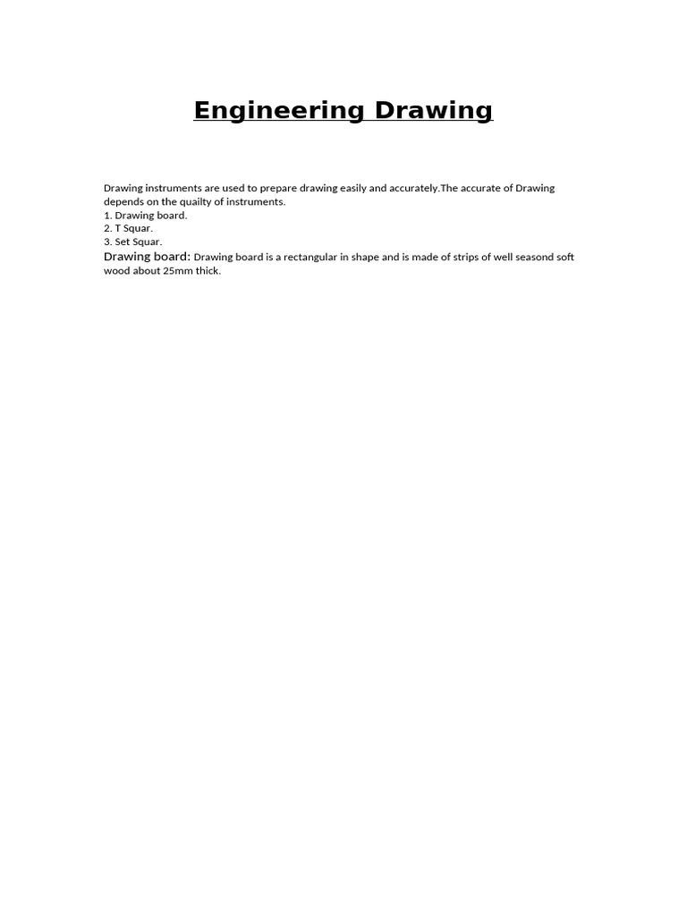 Engineering Drawing | PDF
