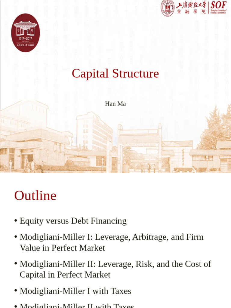 Understanding Capital Structure Dynamics | PDF | Cost Of Capital ...