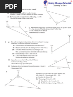 Year 9 Trigonometry Practice Questions | PDF | Geometric Shapes ...