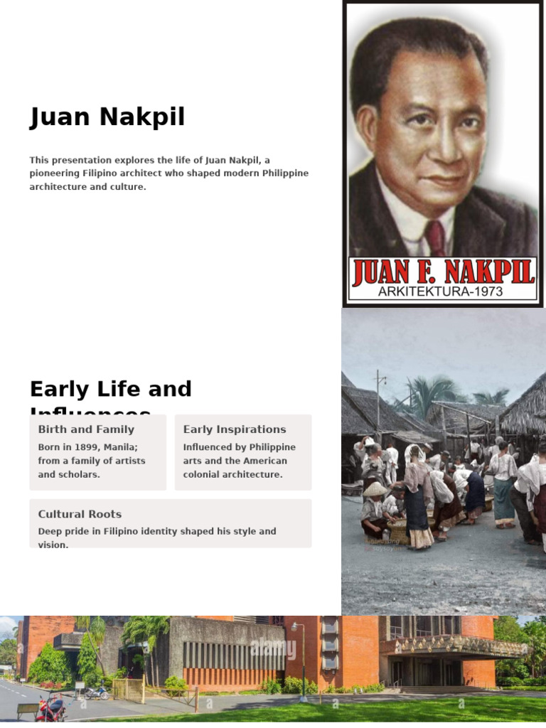 Juan Nakpil: Pioneer of Filipino Architecture | PDF | Philippines | The ...