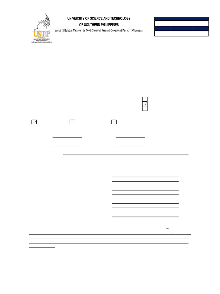 FM USTP ACAD 03 Application For Petitioned Class BATCH 2 | PDF | Chess ...
