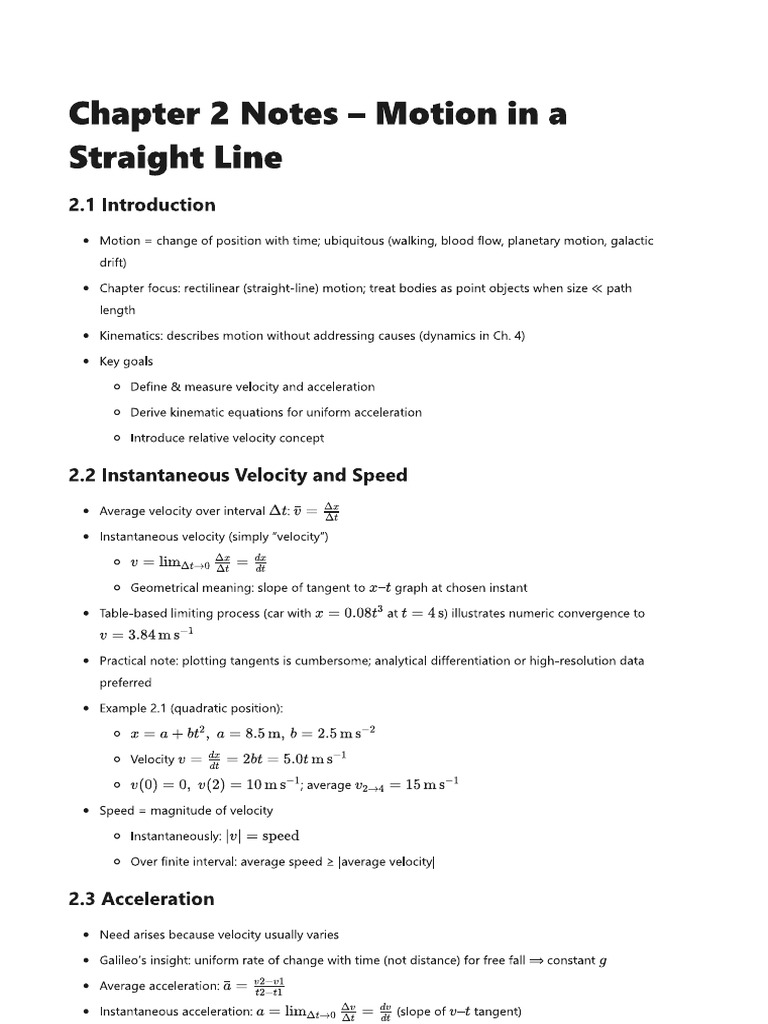CH 2 Notes | PDF