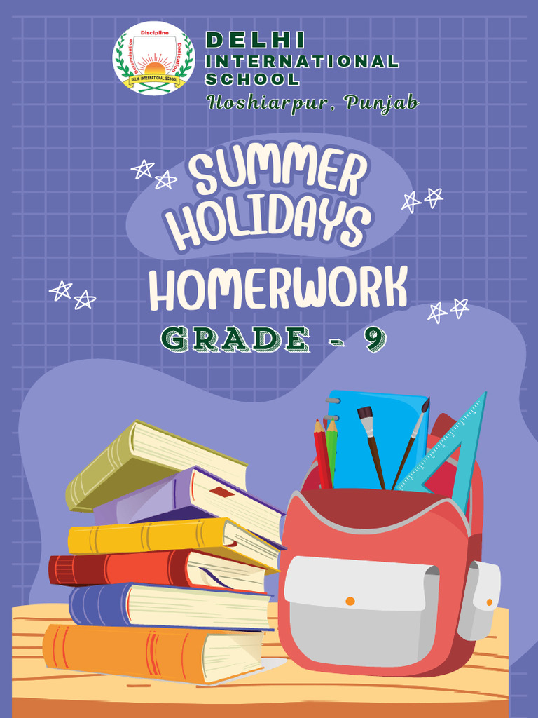 9th Grade Summer Homework Assignments | PDF | Biology | Anatomy