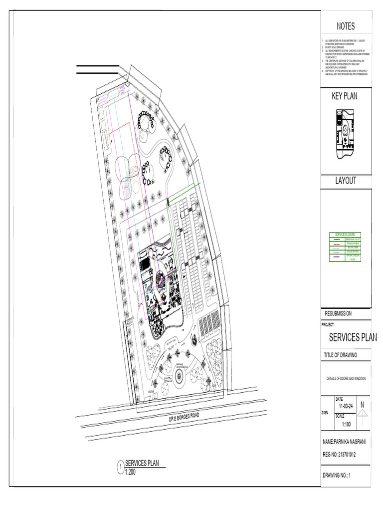 Architectural Services Plan Layout | PDF