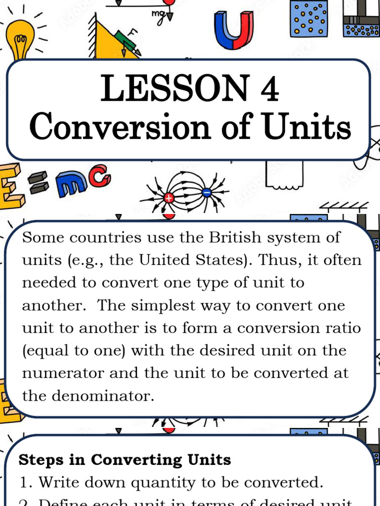 Unit Conversion Techniques and Examples | PDF | Pound (Mass) | Ratio