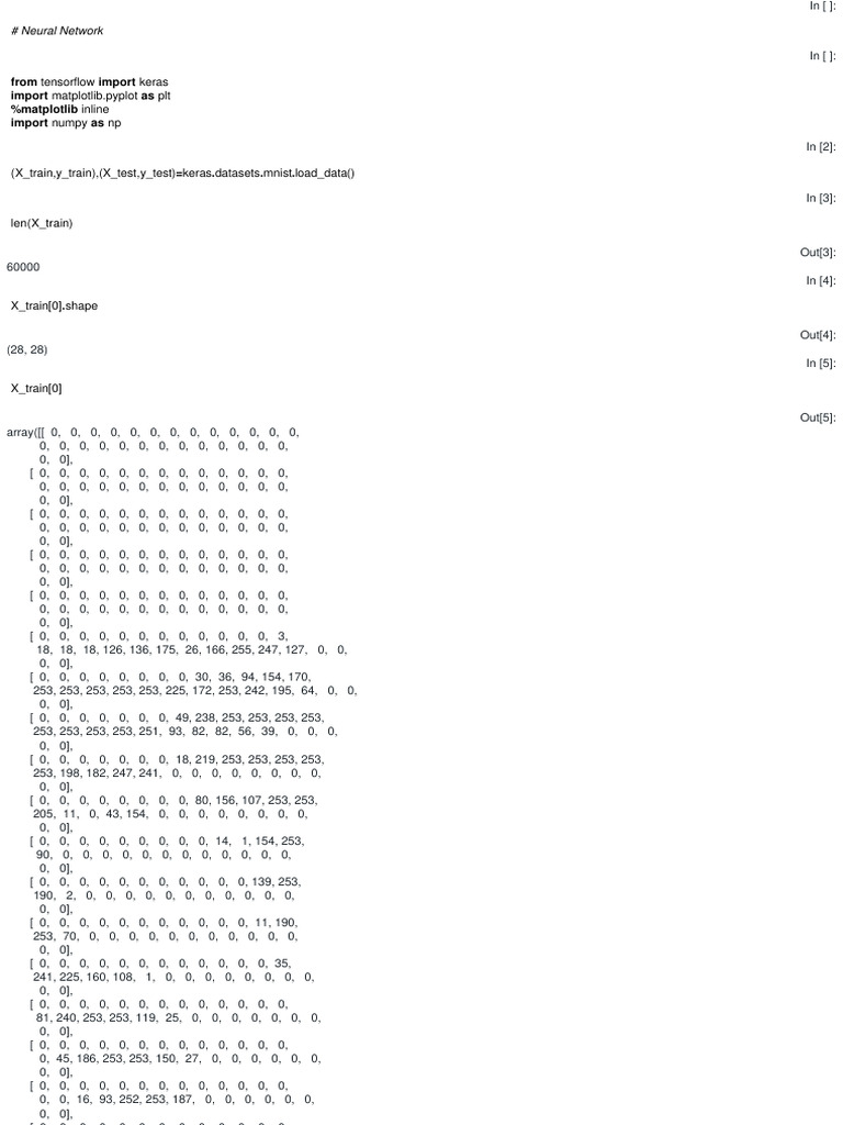 MNIST Neural Network Training Guide | PDF