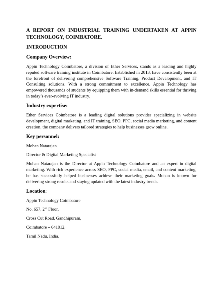 Internship | PDF | Statistics | Data Analysis