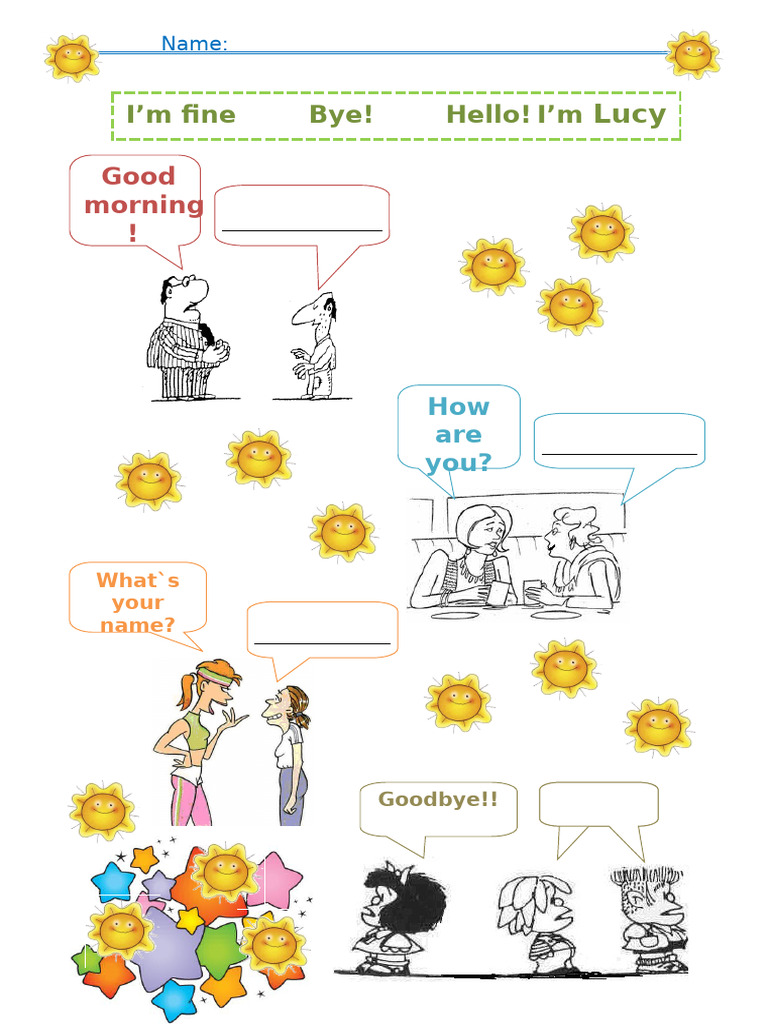 Greetings - Name | PDF