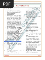 GATE Mathematics Paper-2006