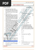 GATE Mathematics Paper-2005