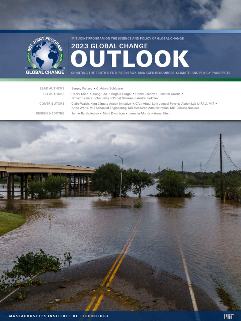 2023 Global Change Outlook Report | PDF | Climate Change | Climate ...