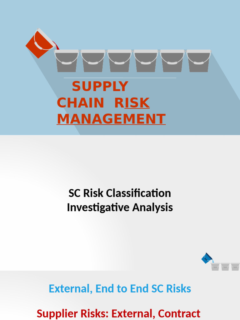 Chap 2 Supply Chain Risk Management | PDF
