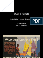 1920's Posters: Let's Build Learner Autonomy Susan Kelly Clark University