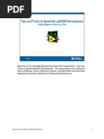 3 Speed Up Labview Development