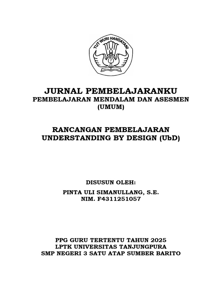 Pinta Uli Simanullang - f4311251057 - Rancangan Pembelajaran ...