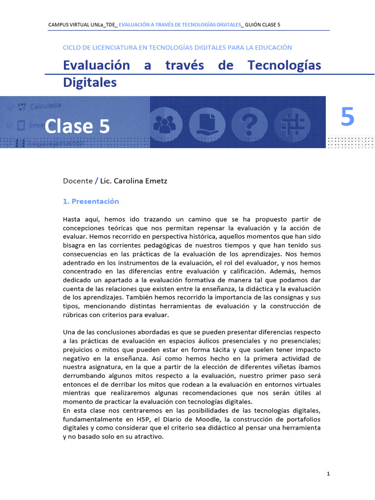 Evaluación Digital en Educación Virtual | PDF | Evaluación | Moodle
