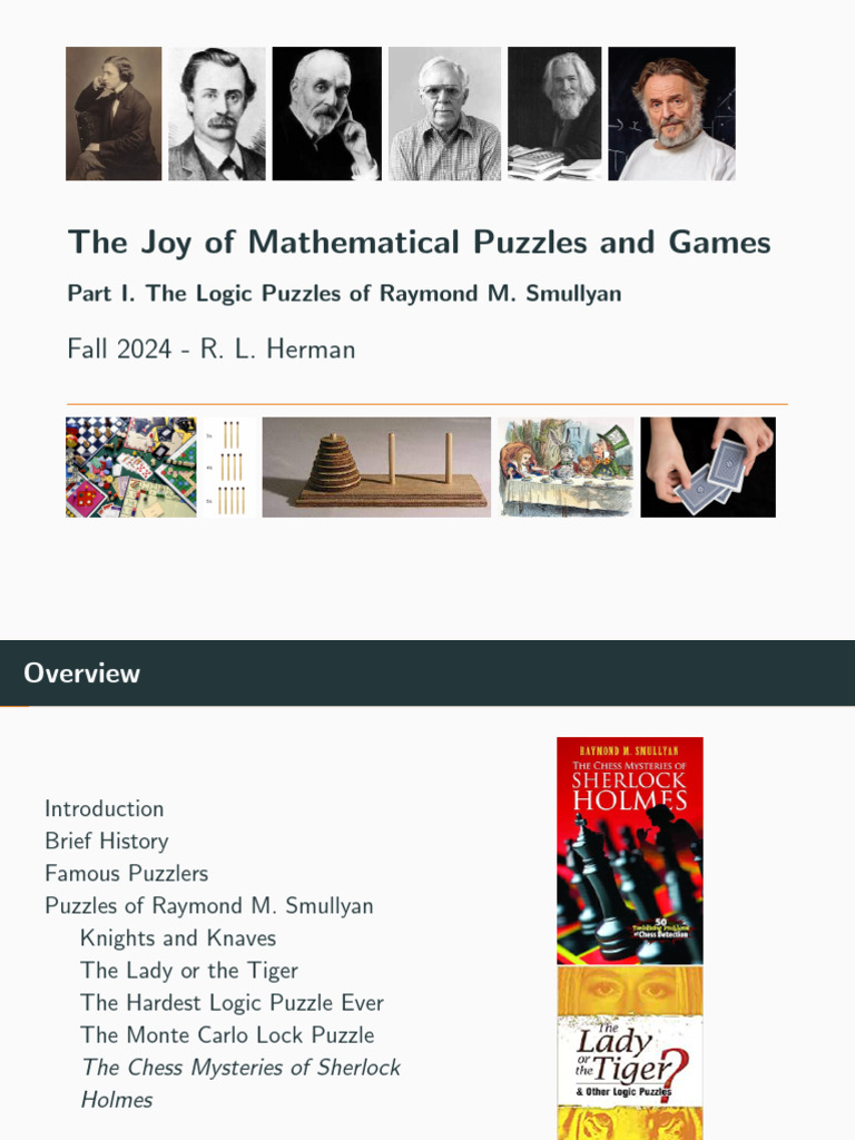 Smullyan's Logic Puzzles Overview | PDF | Mathematics | Logic