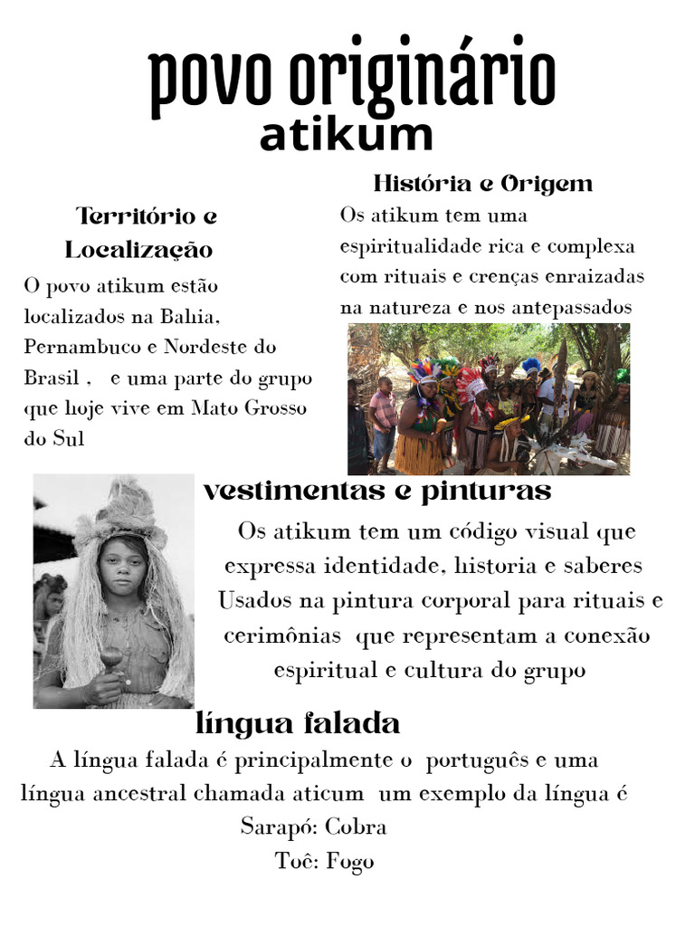 Povo Atikum: Cultura e Identidade | PDF