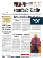 Tier 2 Required For Co-Ops: The Stanford Daily T